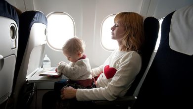 How to take a baby on a plane