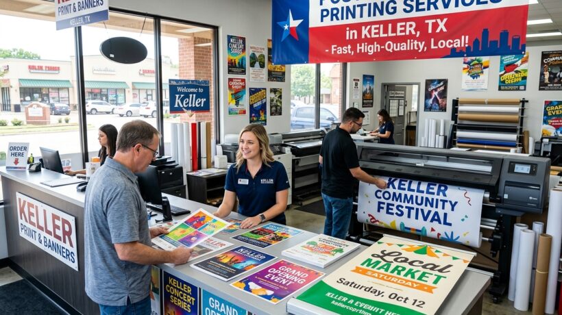 Comprehensive Guide to Poster and Banner Printing Services in Keller, TX with KD Shipping Plus