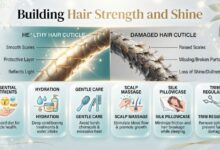 Healthy hair and modern styling routine